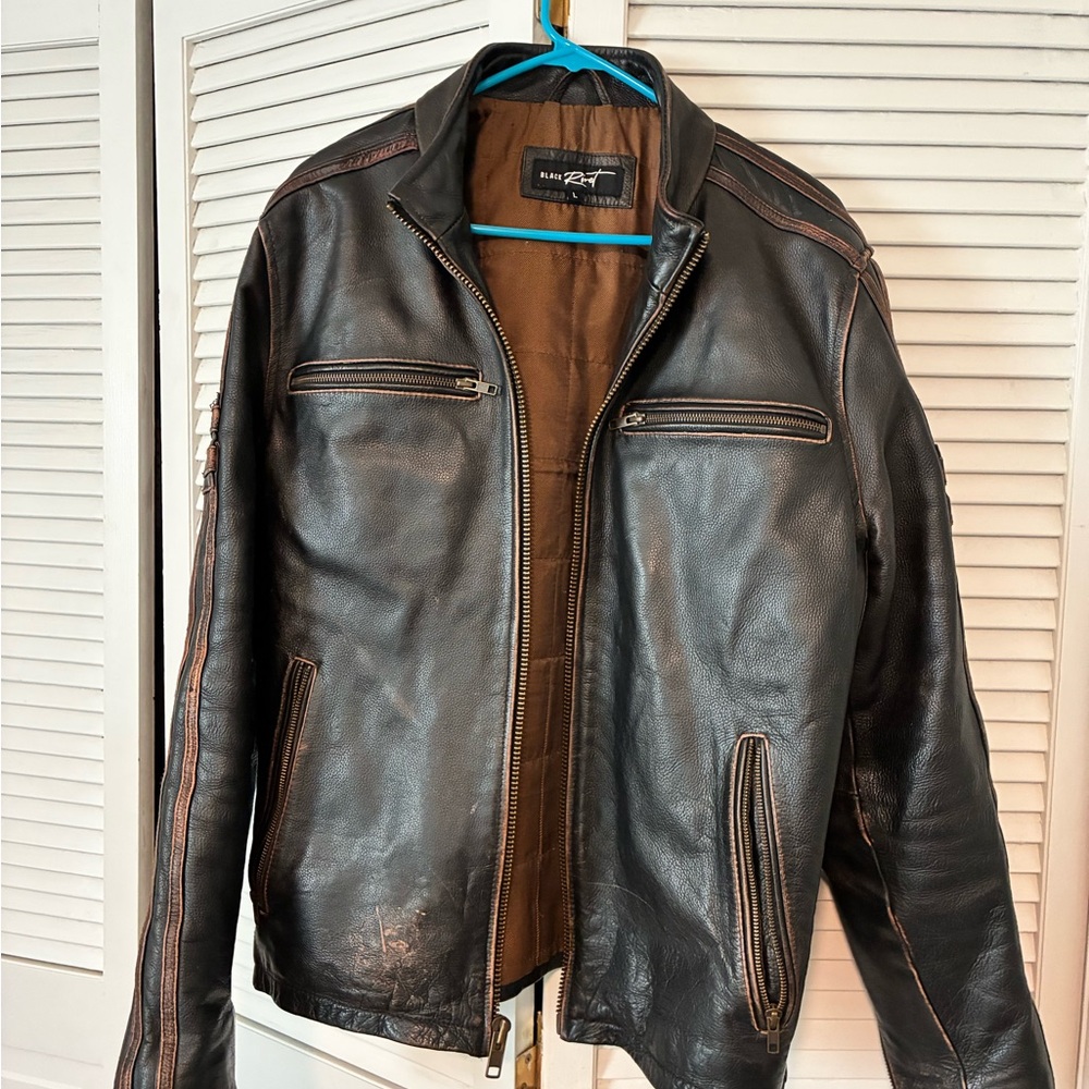 Men's Brown Leather Jacket